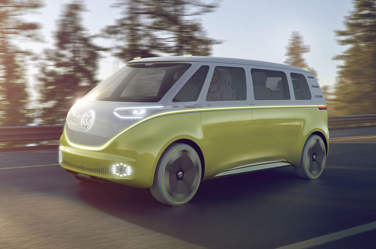 Volkswagen ID Buzz concept unveiled in Detroit