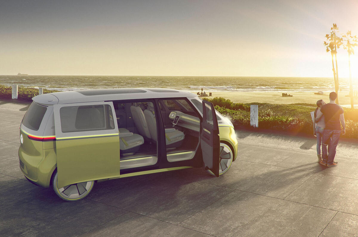 Volkswagen ID Buzz concept unveiled in Detroit