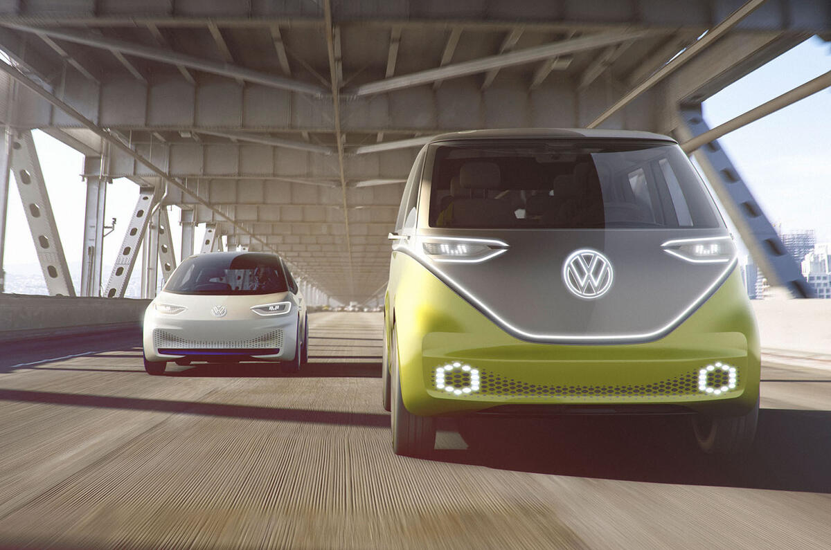 Volkswagen ID Buzz concept unveiled in Detroit
