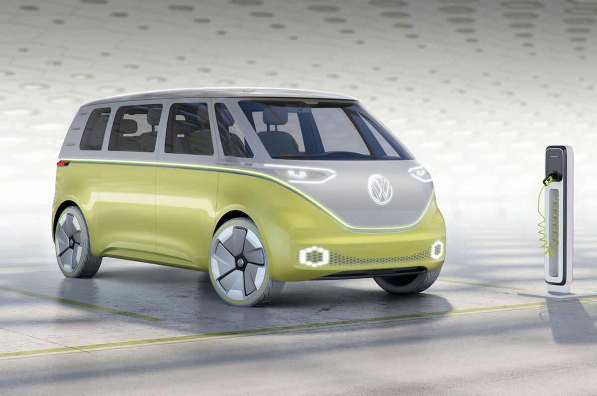 Volkswagen ID Buzz concept unveiled in Detroit
