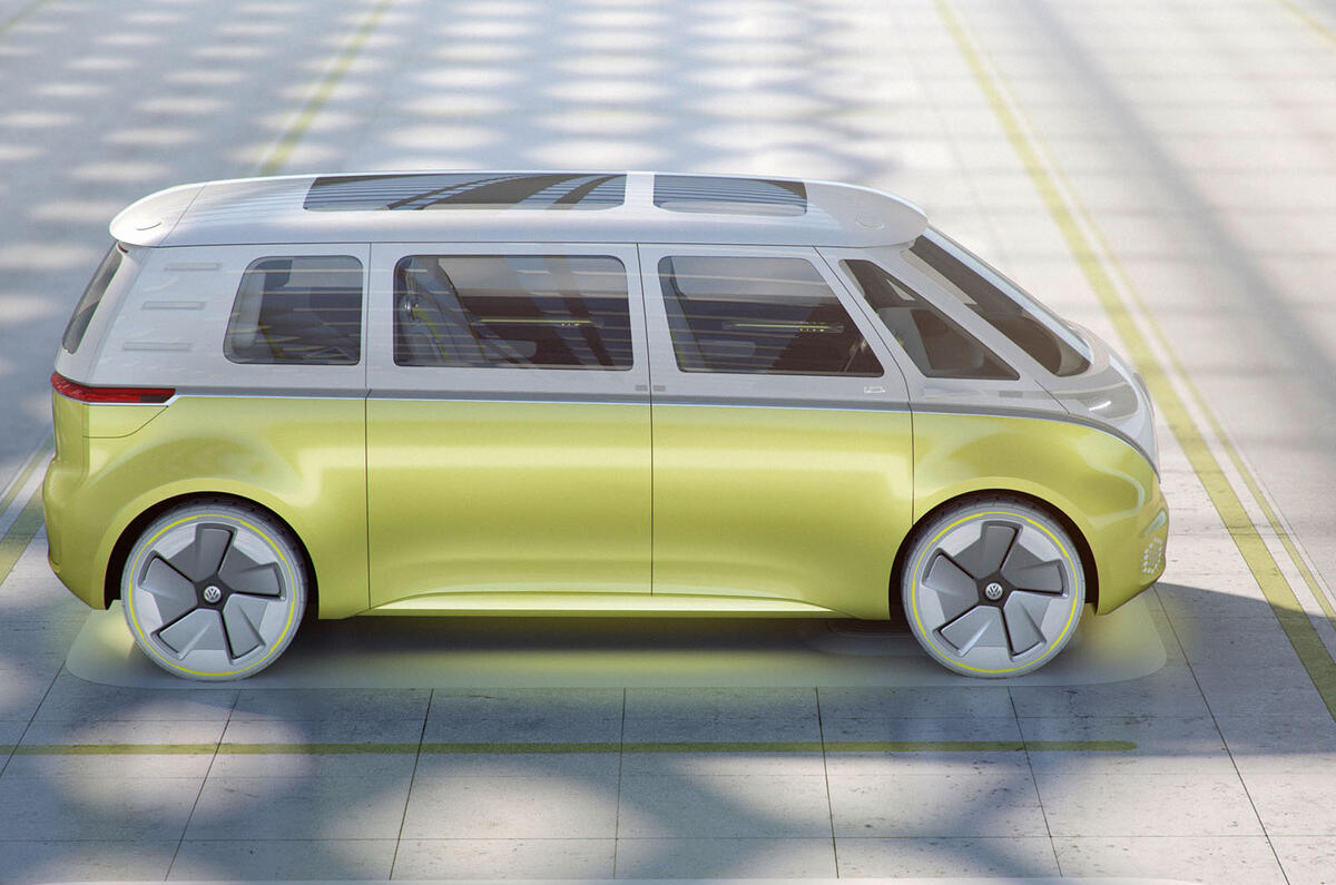 Volkswagen ID Buzz concept unveiled in Detroit