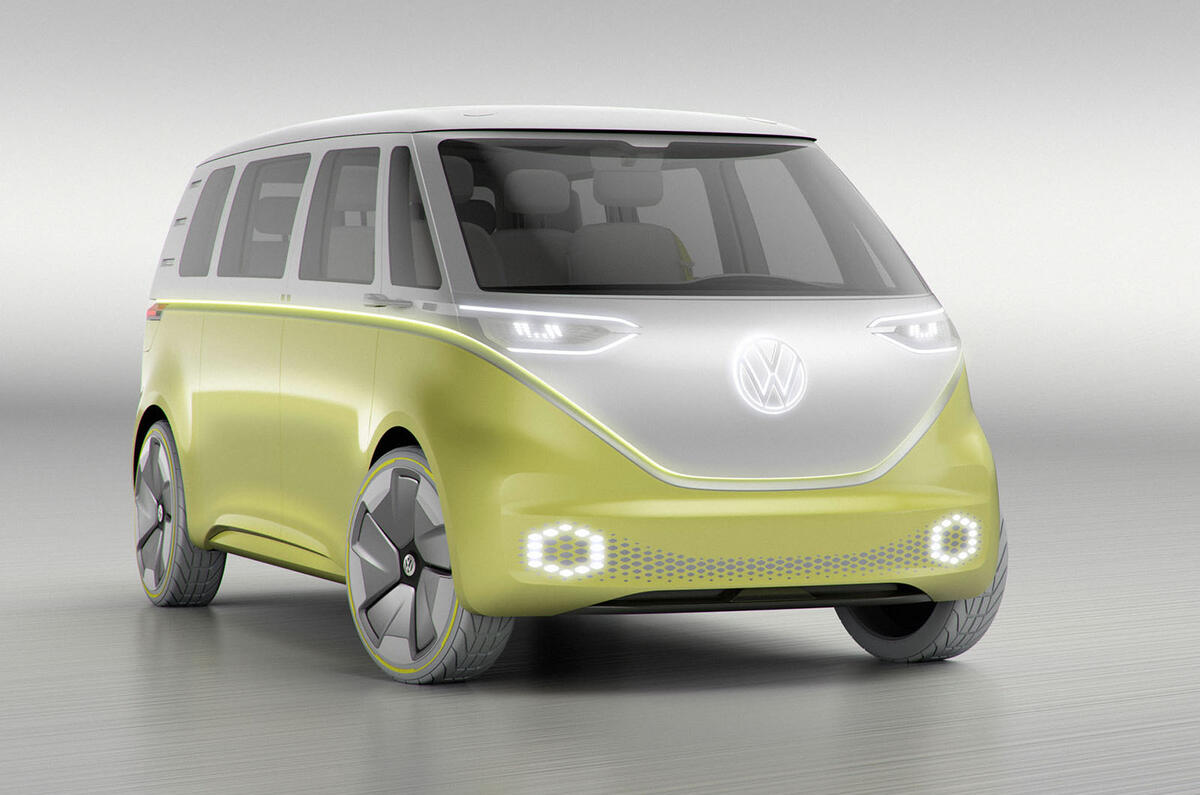 Volkswagen ID Buzz concept unveiled in Detroit