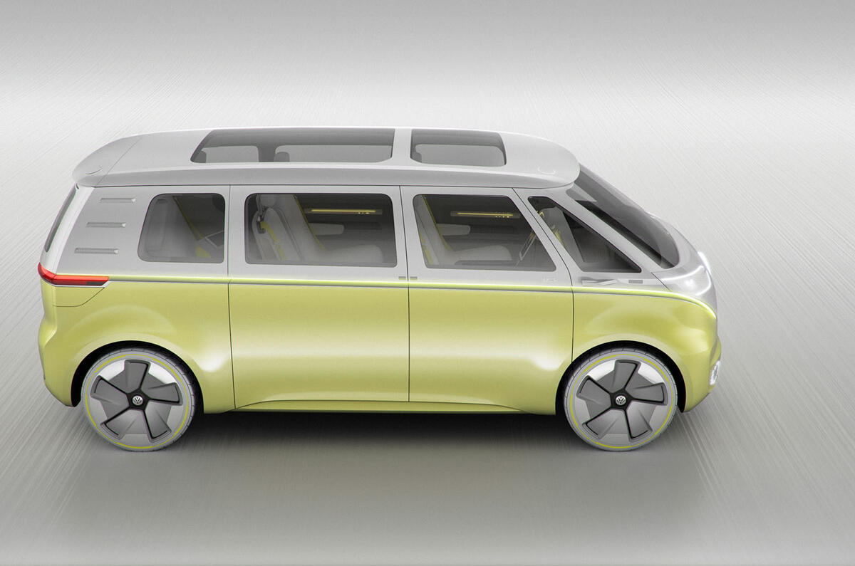 Volkswagen ID Buzz concept unveiled in Detroit