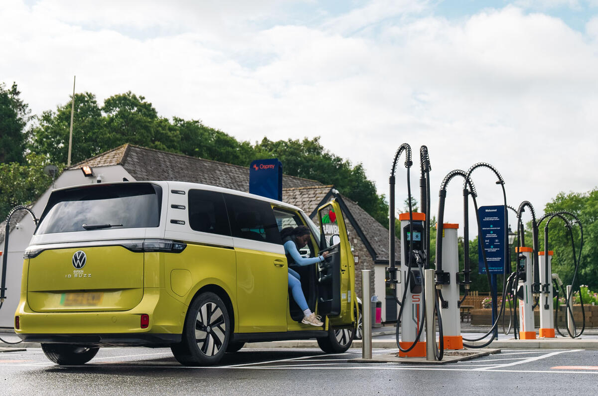 VW ID Buzz at Osprey charger
