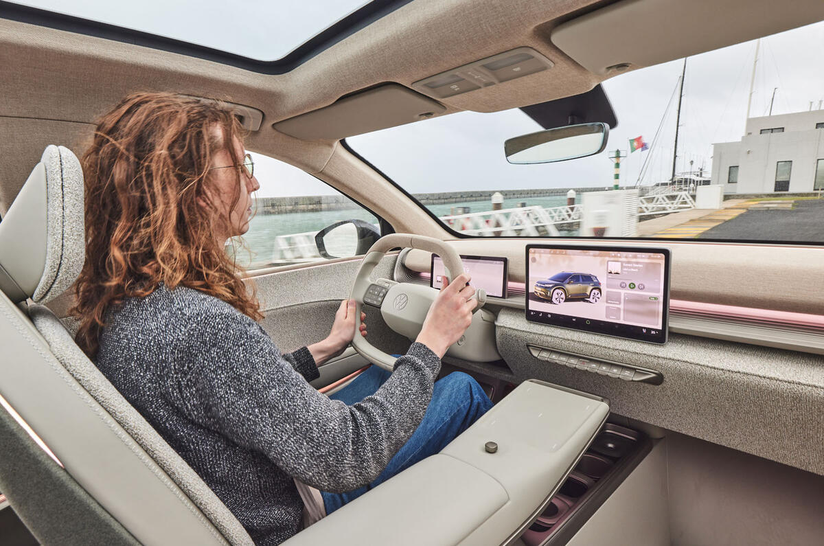 VW ID Cross Concept Illya Verpraet driving