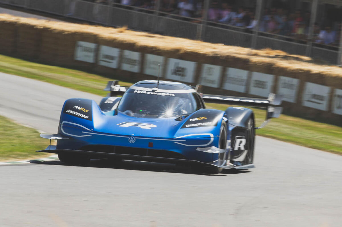 VW ID R at Goodwood Festival of Speed - hillclimb