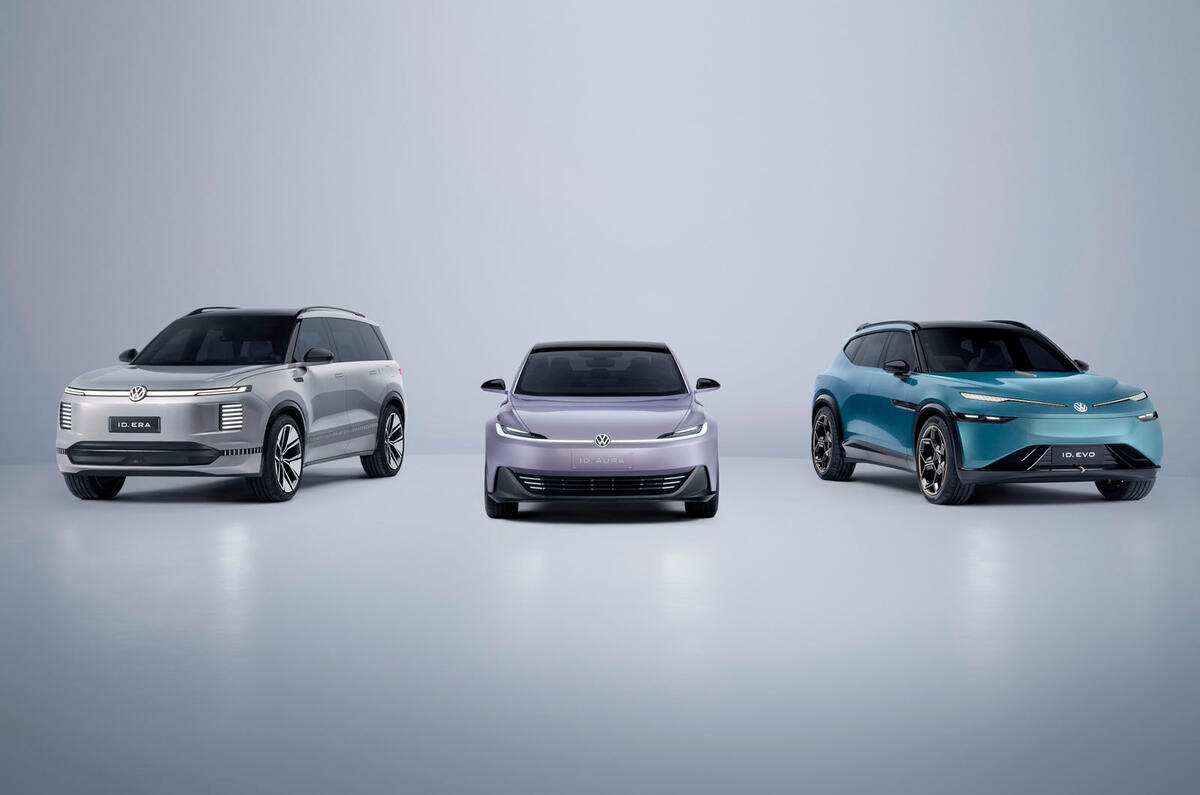 VW Shanghai concept cars front VW Shanghai concept cars front