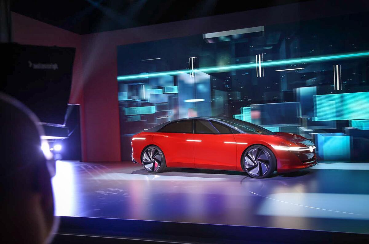 The Volkswagen ID Vizzion concept