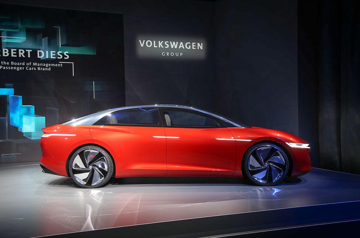The Volkswagen ID Vizzion concept