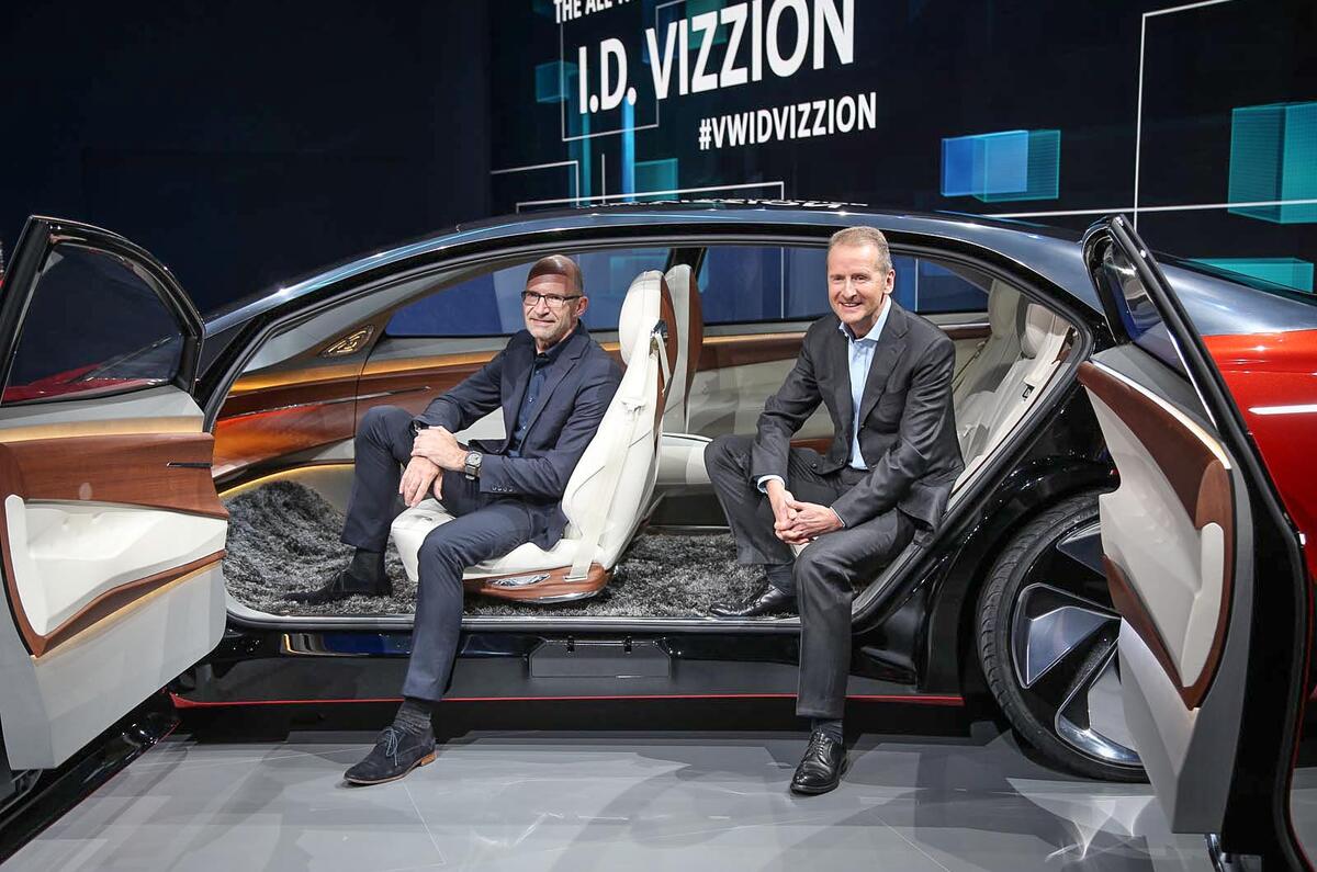 The Volkswagen ID Vizzion concept