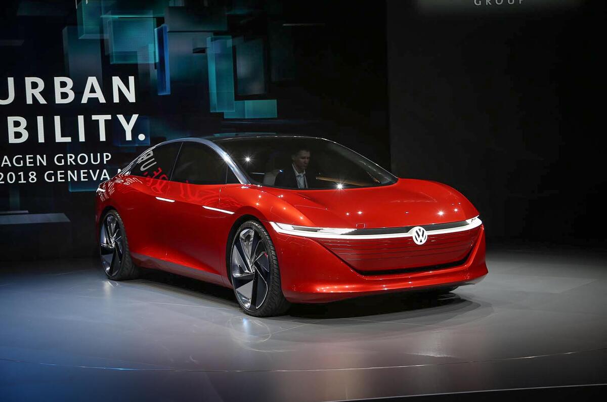 The Volkswagen ID Vizzion concept