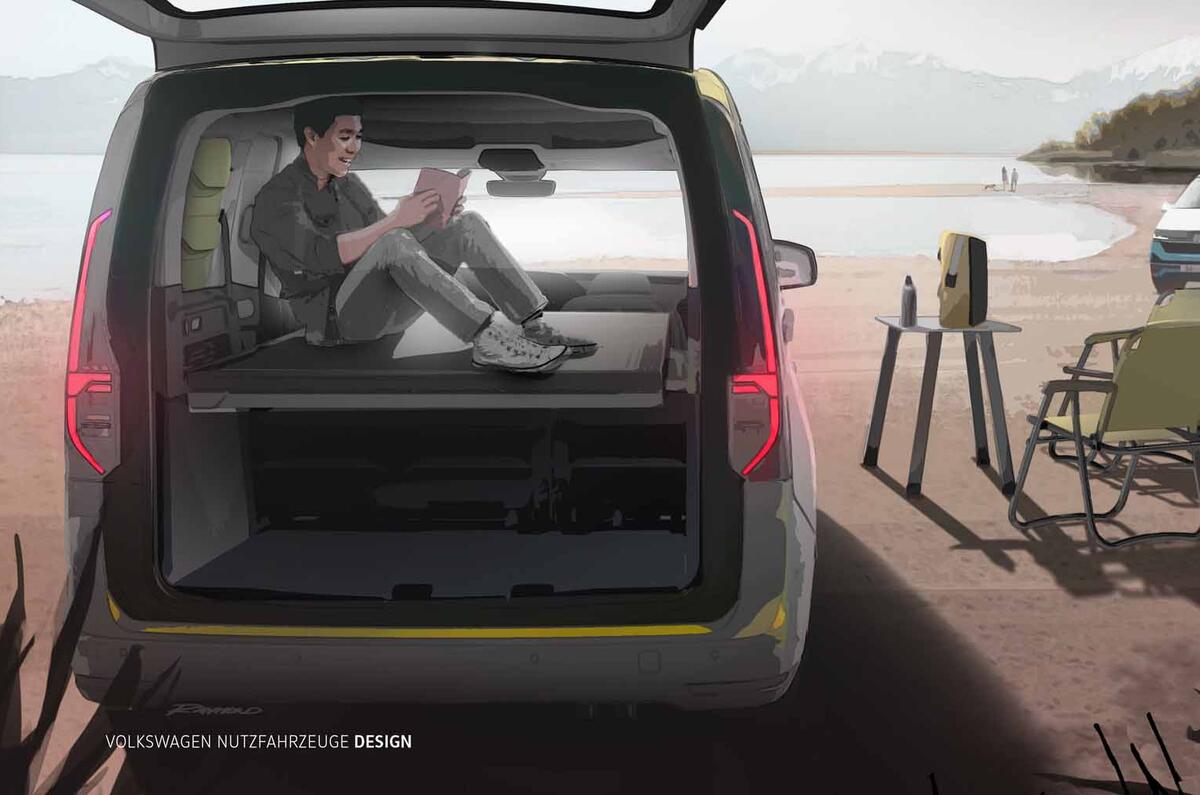 VW Caddy Beach rear