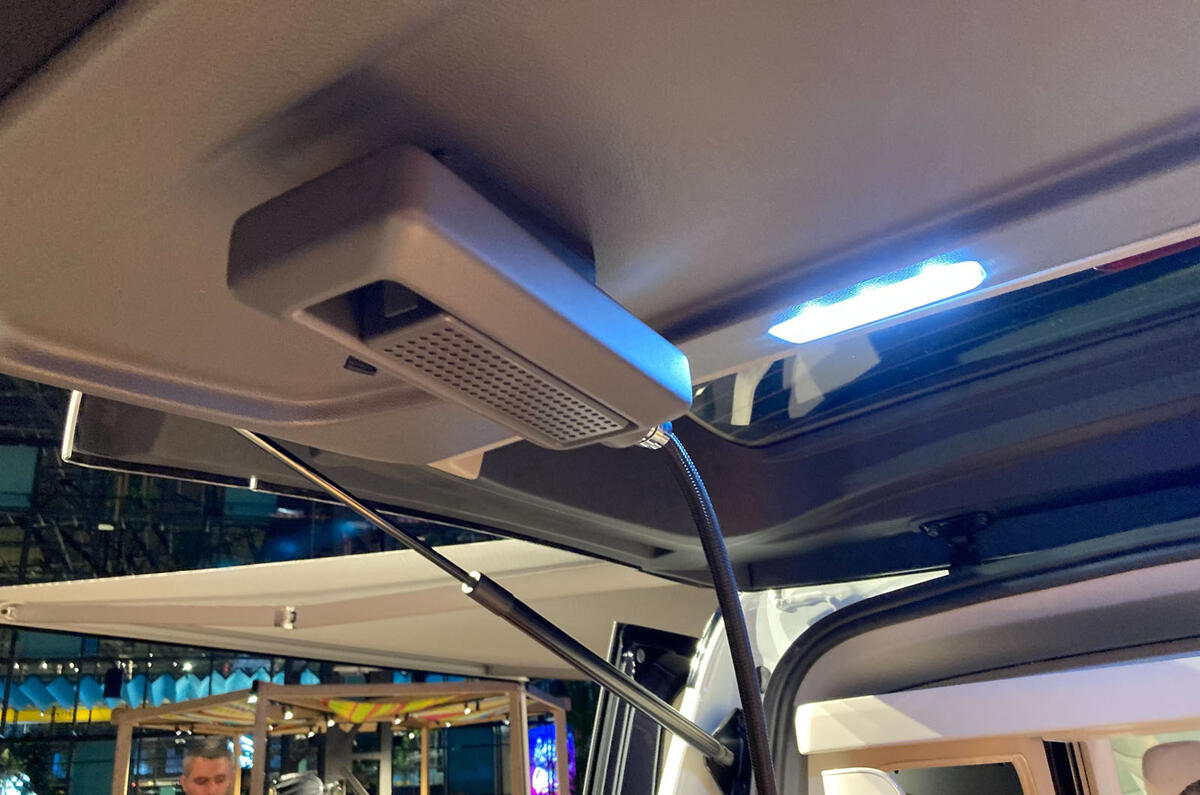 VW California Concept shower boot VW California Concept shower boot