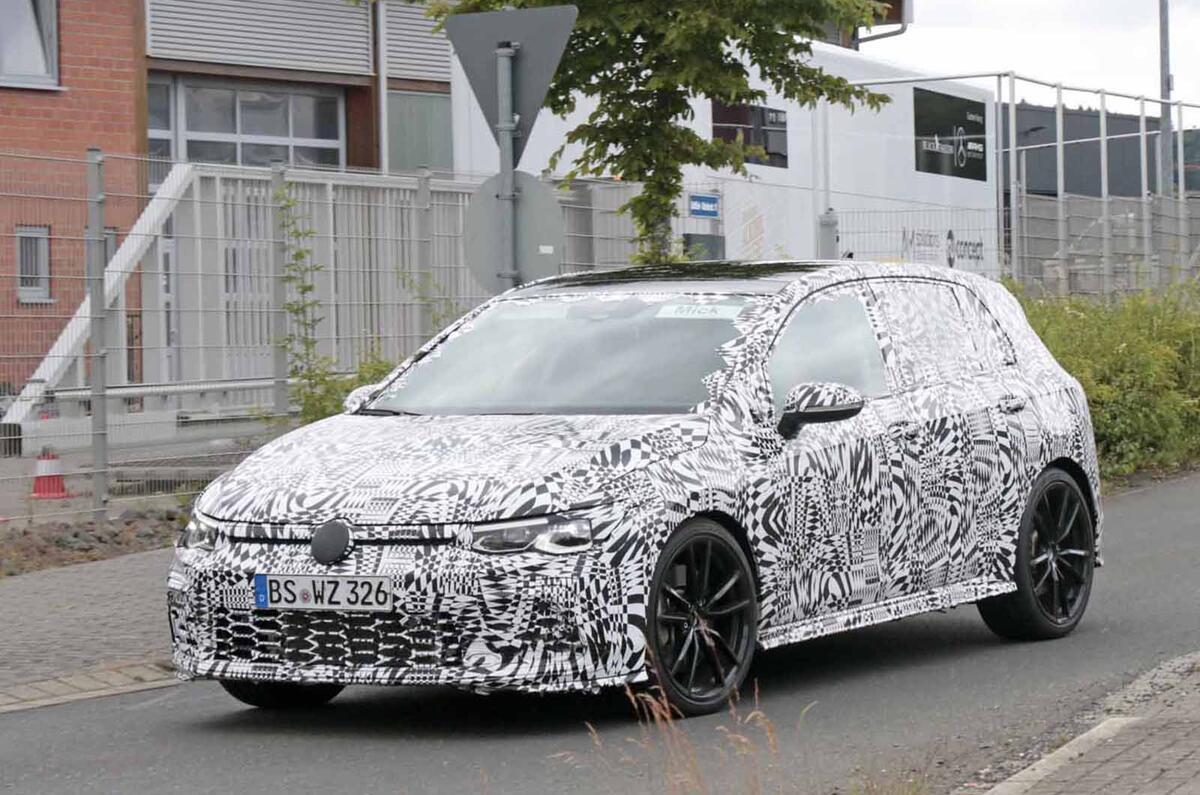 VW Golf GTI Mk8 spied VW Golf GTI Mk8 spied