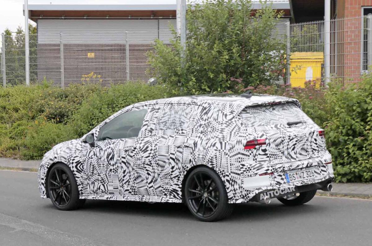 VW Golf GTI Mk8 spied