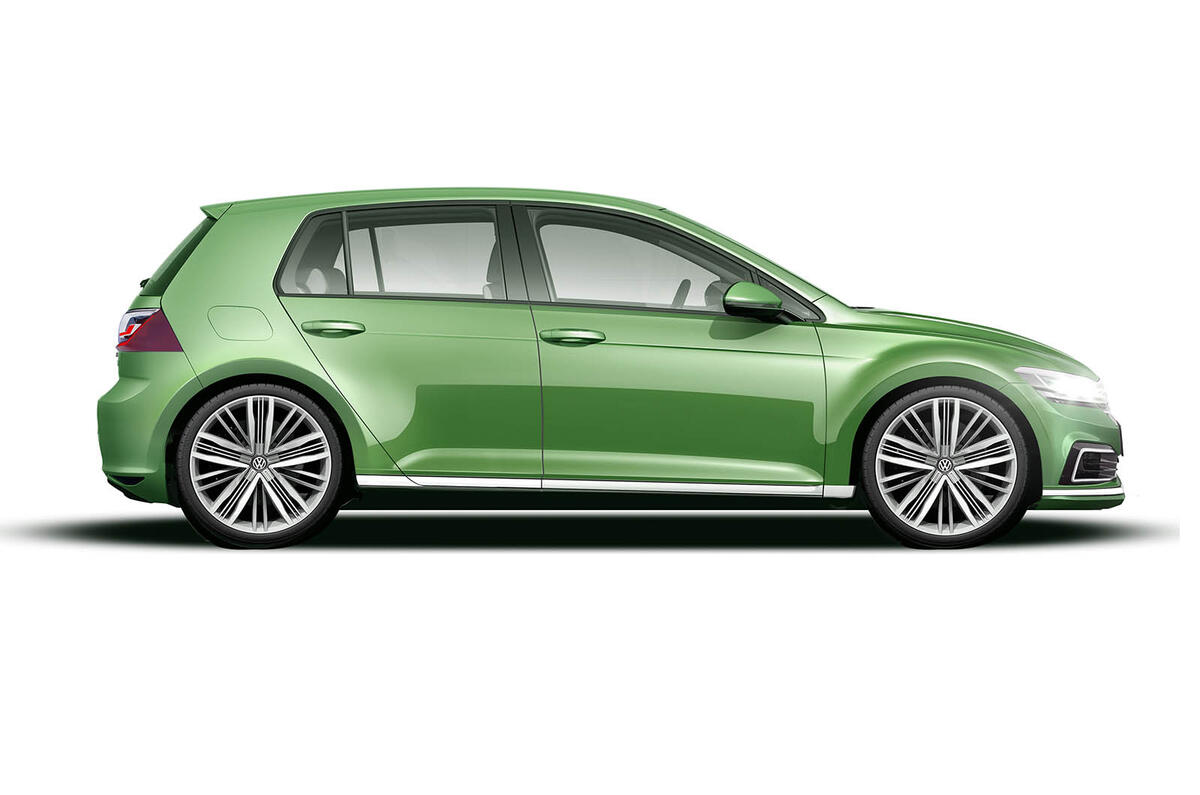 Volkswagen Golf as imagined by Autocar