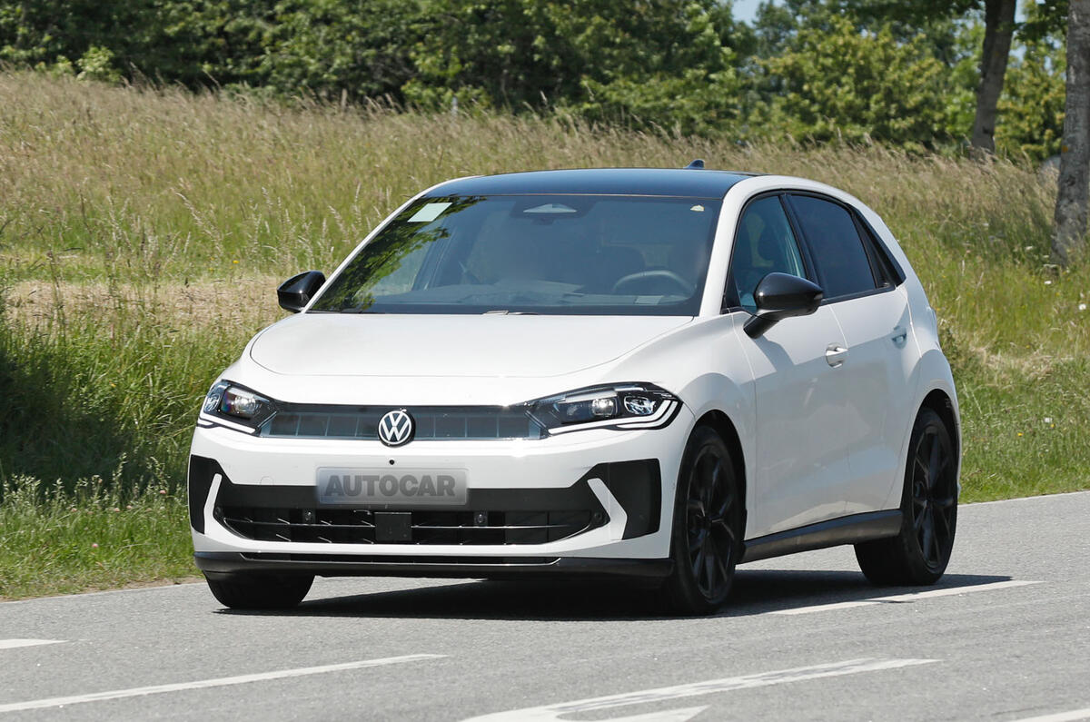 VW ID2 prototype testing front 3 4