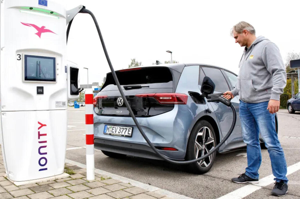 VW ID3 charging