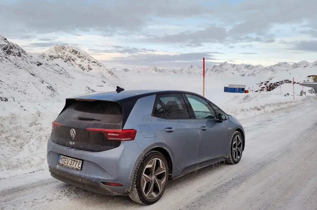 VW ID3 winter