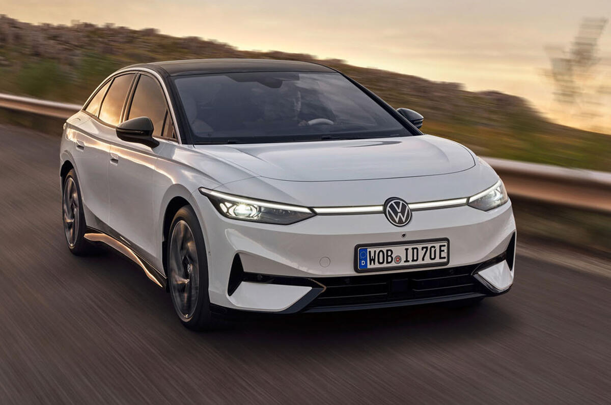 VW ID 7 front head on