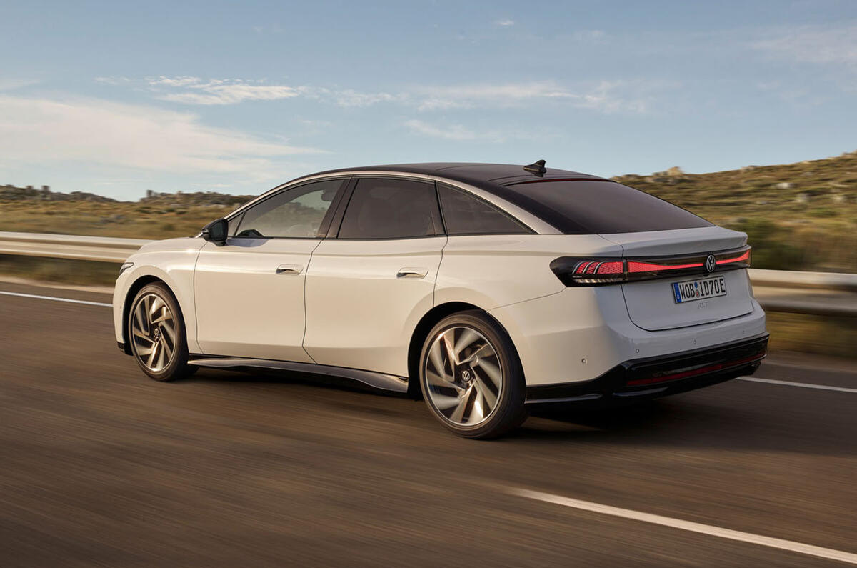 VW ID 7 rear dynamic