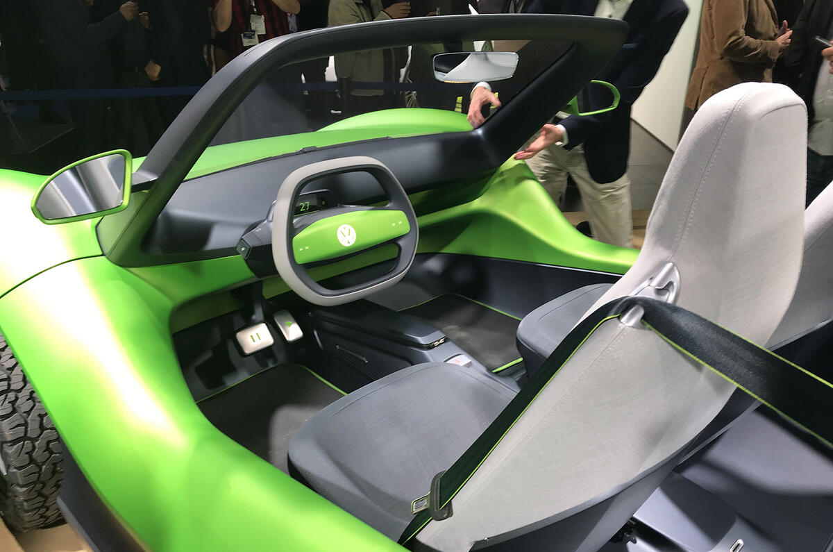 Volkswagen ID Buggy concept Geneva motor show 2019 - cabin