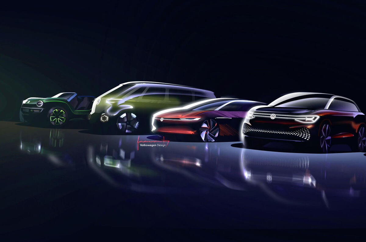 Volkswagen ID line-up 