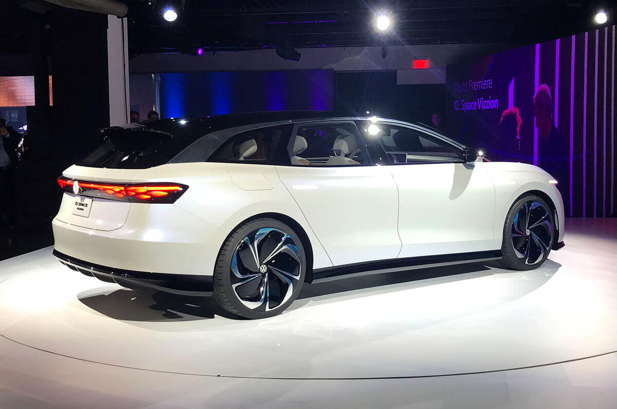 VW ID Space Vizzion at LA motor show 2019 - rear