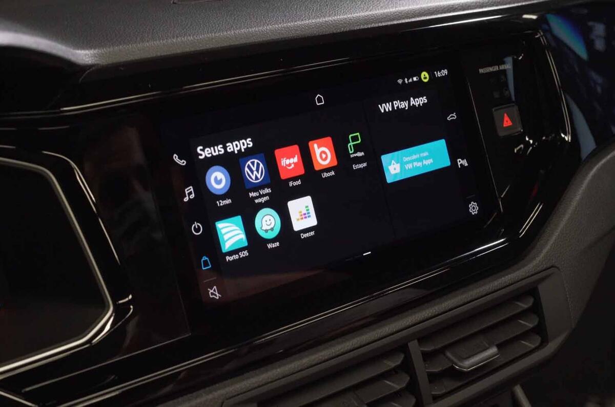 Volkswagen Nivus screen Volkswagen Nivus screen