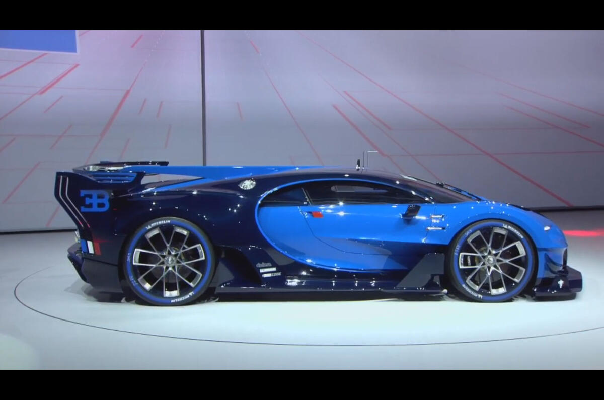 Bugatti Vision Gran Turismo show car Bugatti Vision Gran Turismo show car
