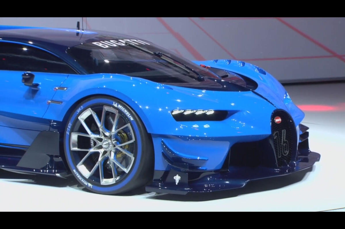Bugatti Vision Gran Turismo show car Bugatti Vision Gran Turismo show car