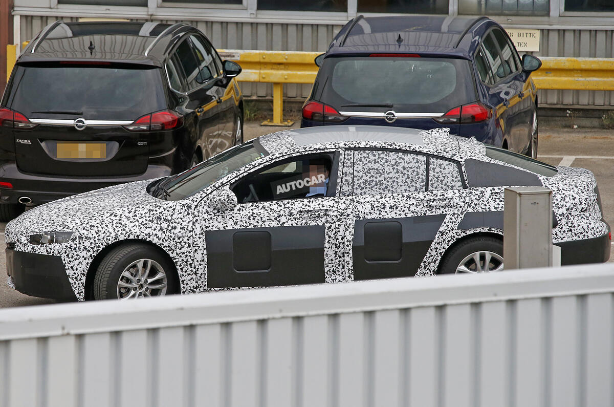 Vauxhall Insignia spy shots