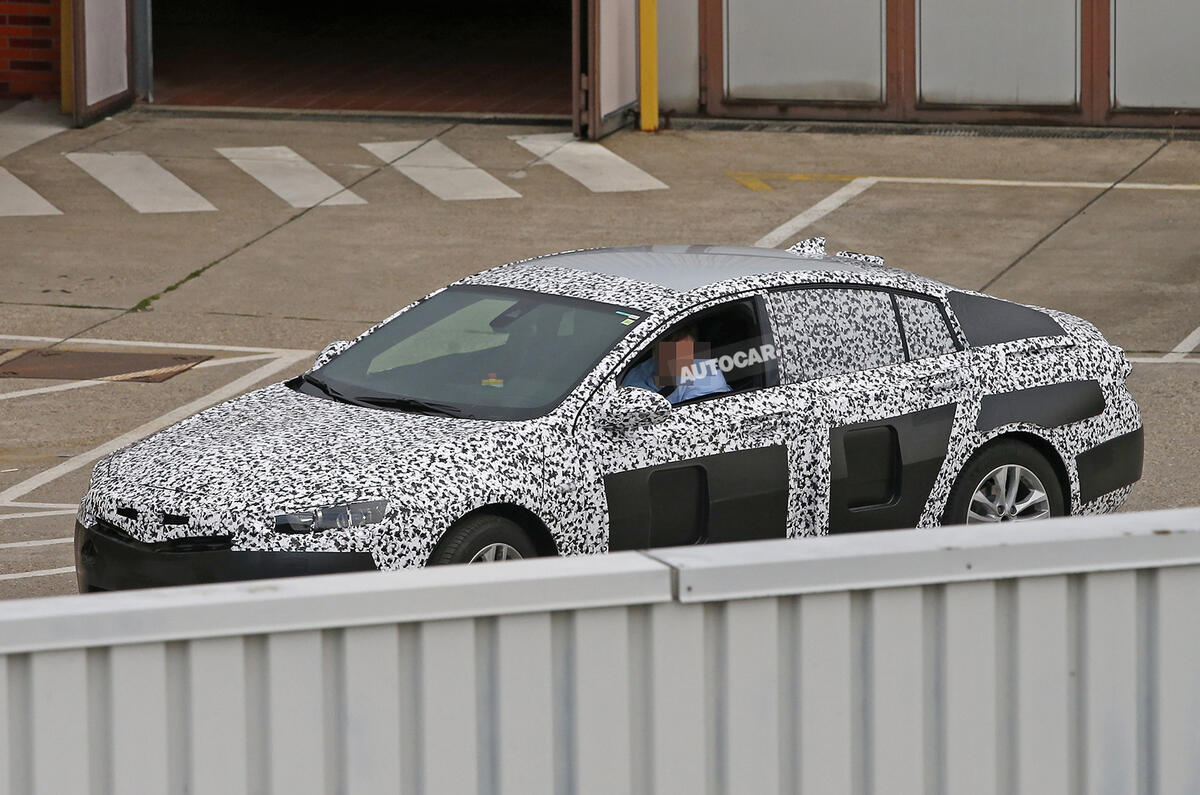 Vauxhall Insignia spy shots