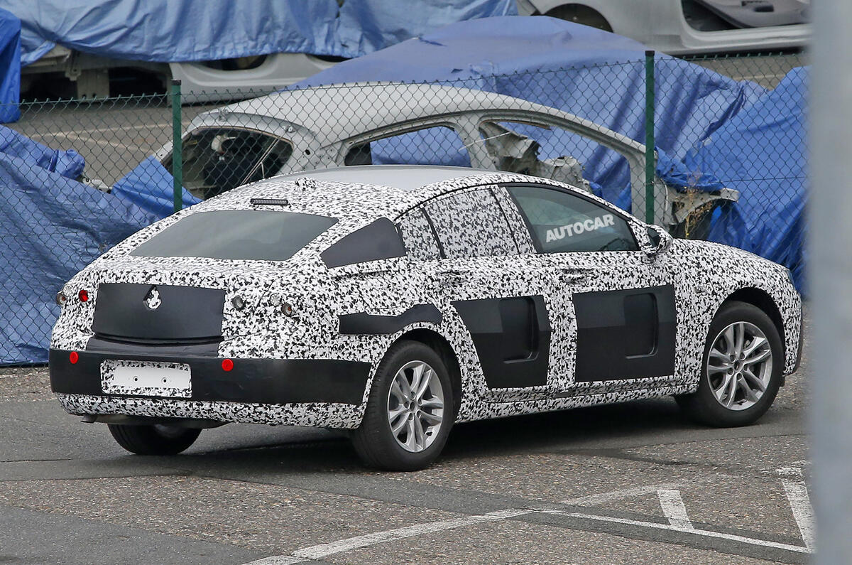 Vauxhall Insignia spy shots