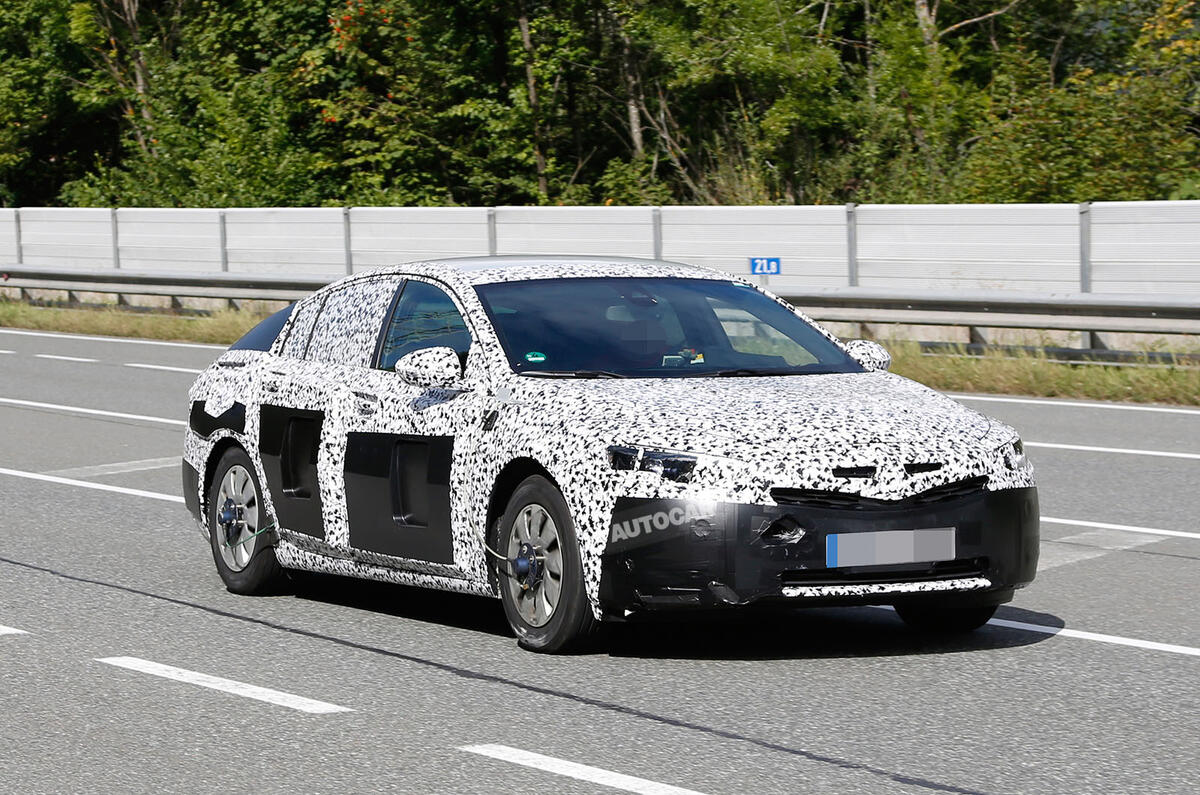 Vauxhall Insignia spy shots
