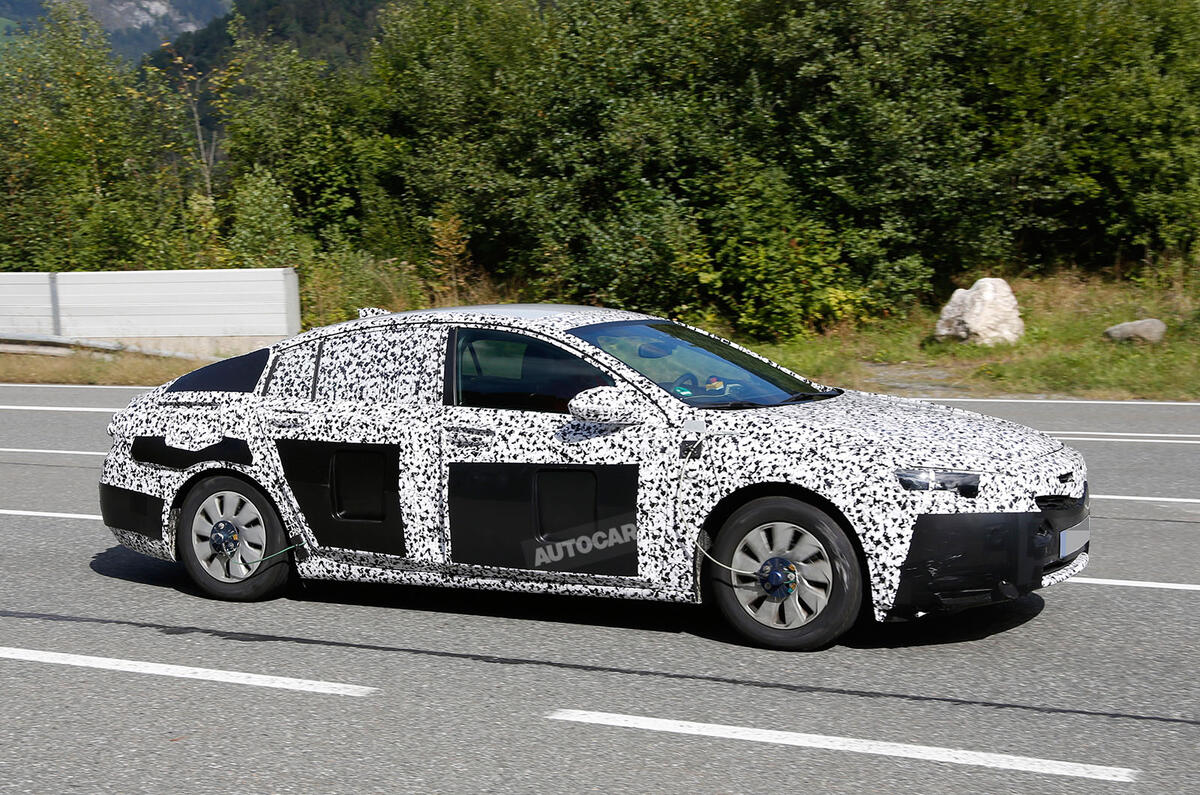 Vauxhall Insignia spy shots