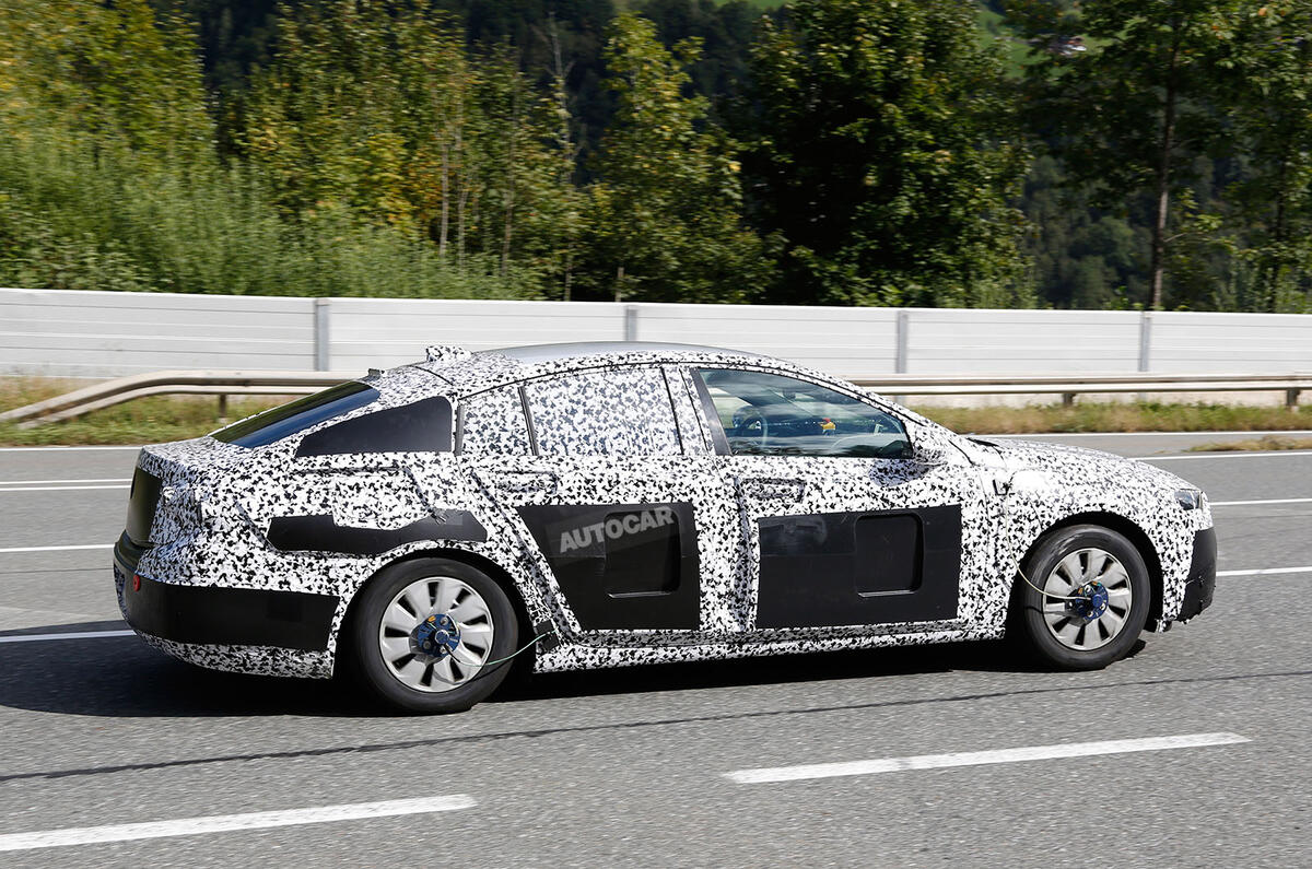 Vauxhall Insignia spy shots