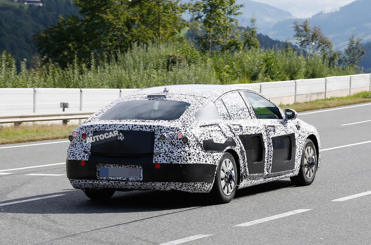 Vauxhall Insignia spy shots
