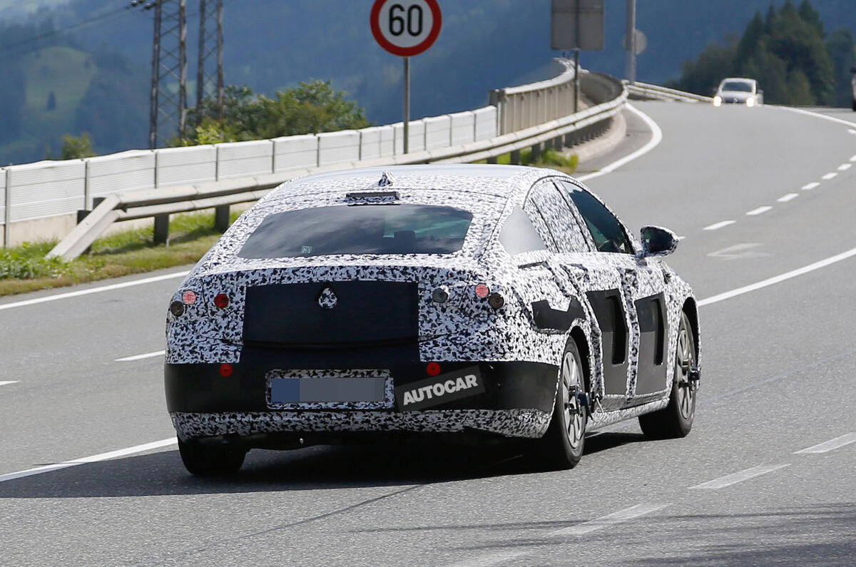 Vauxhall Insignia spy shots