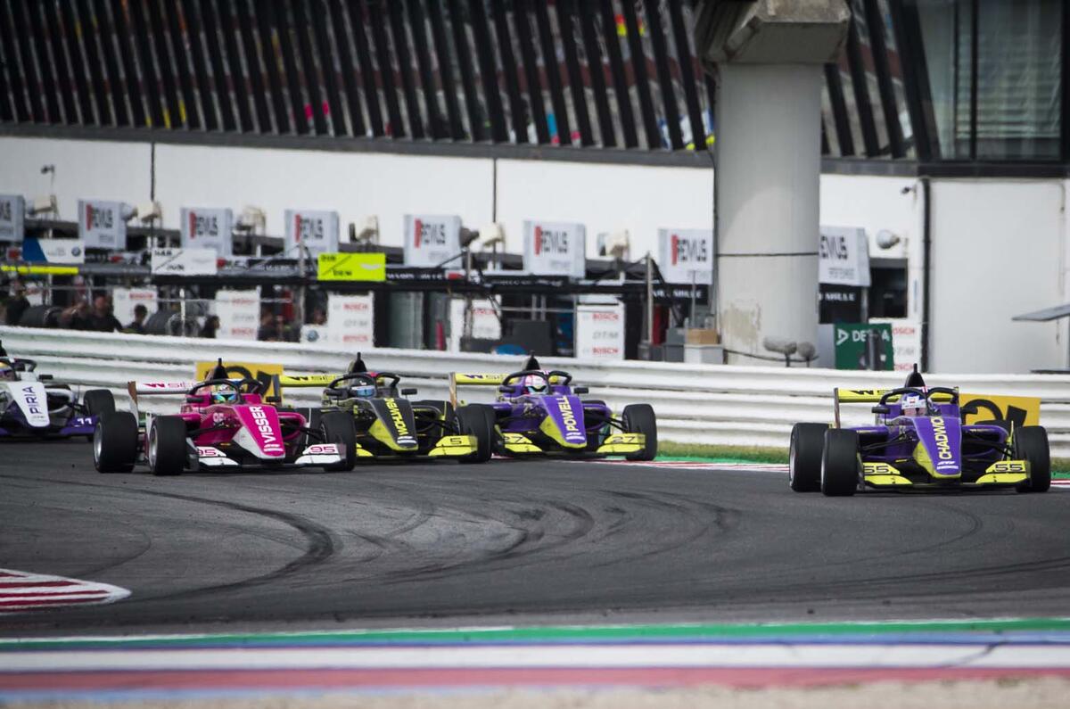 Jamie Chadwick races in W Series