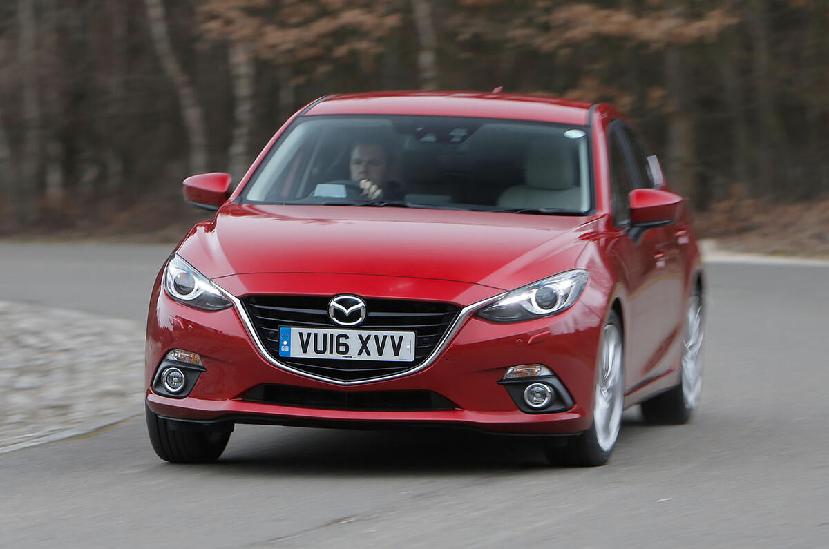 Seat Leon, Ford Focus, Vauxhall Astra versus Mazda 3