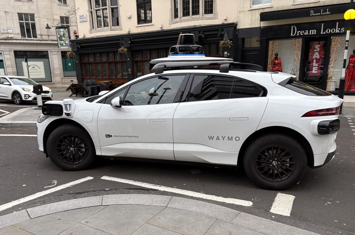 Waymo driverless Jaguar I Pace London 3