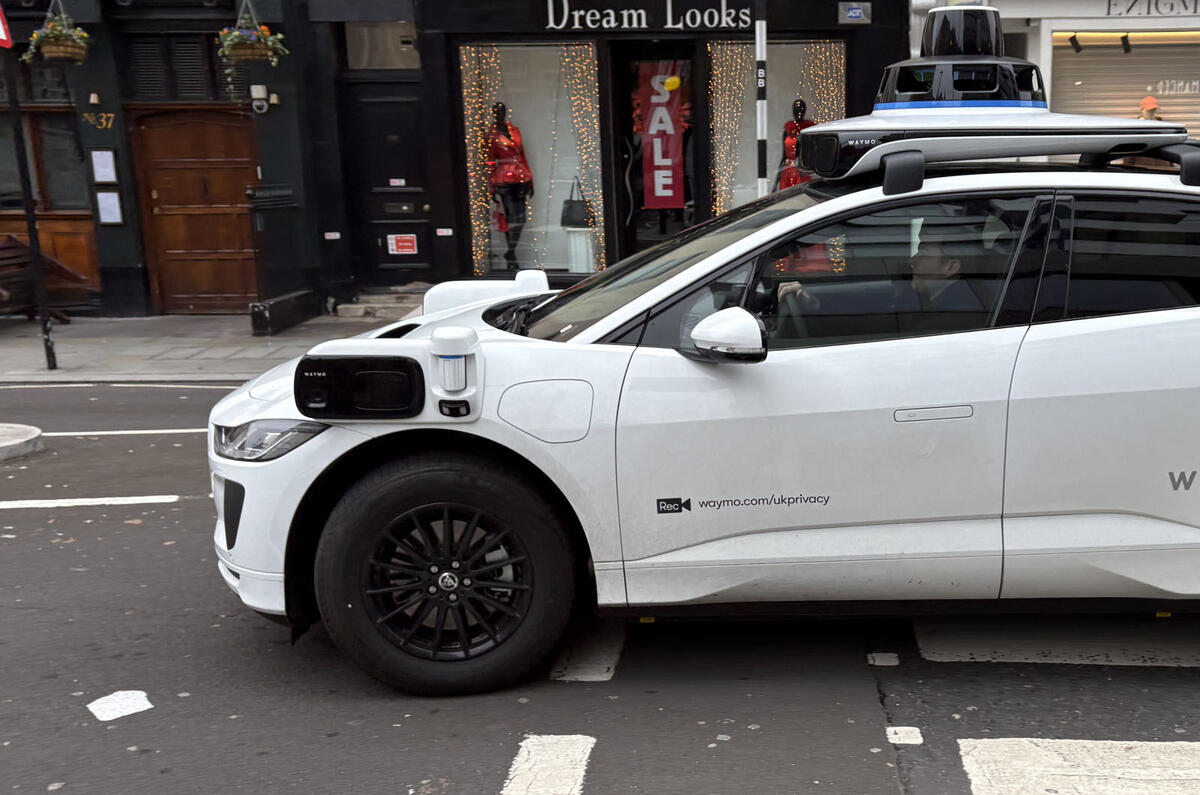 Waymo driverless Jaguar I Pace London 4
