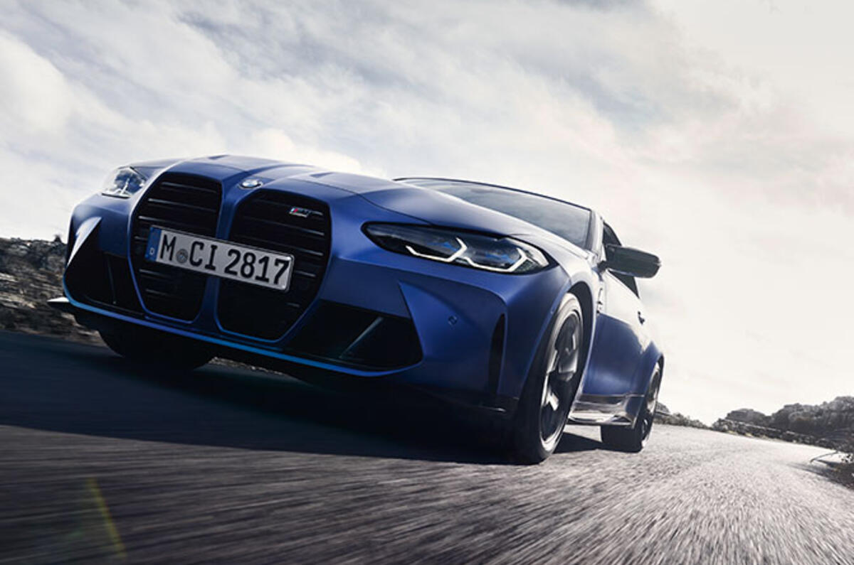 The BMW M3 and M4’s chassis has been strengthened for improved torsional stiffness The BMW M3 and M4’s chassis has been strengthened for improved torsional stiffness