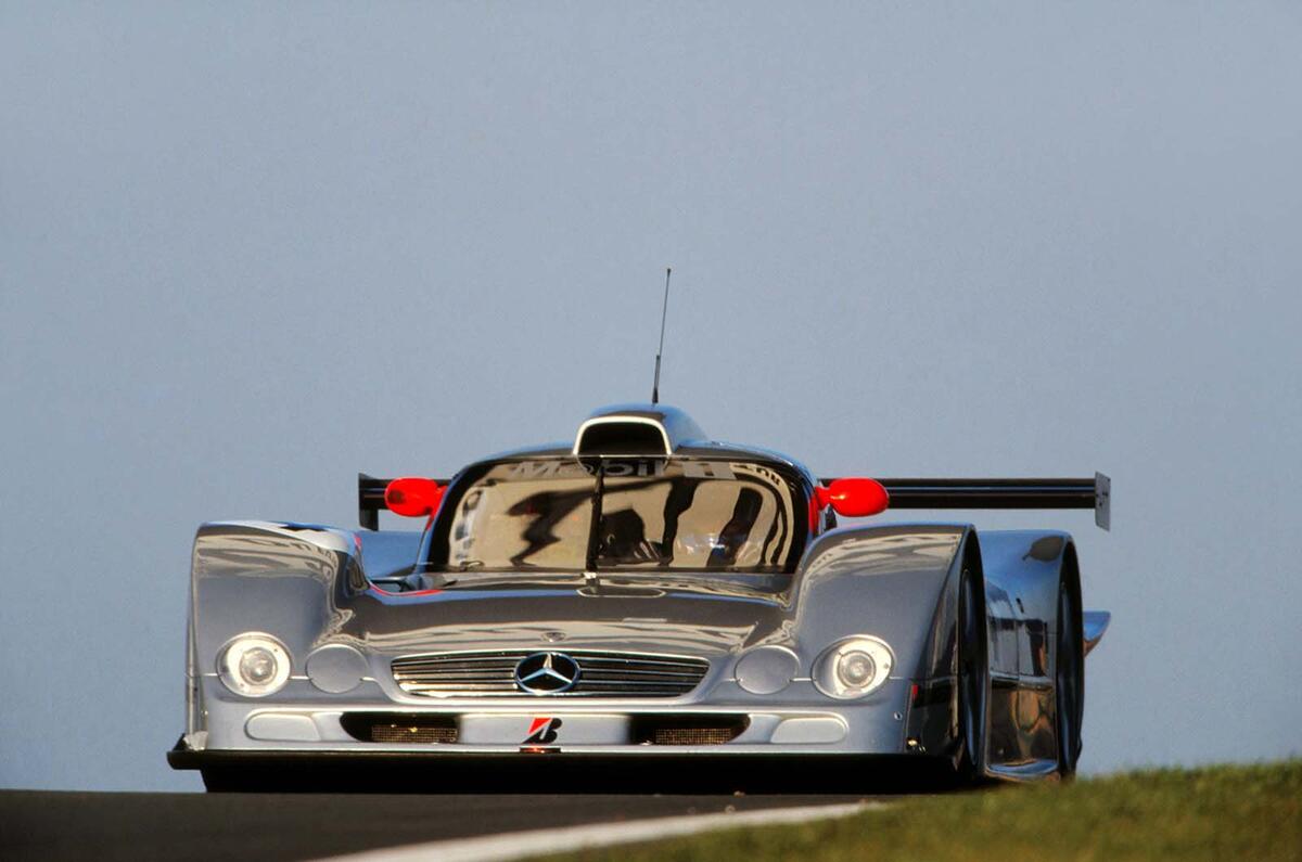 Mark Webber's CLR racecar Le Mans 1999