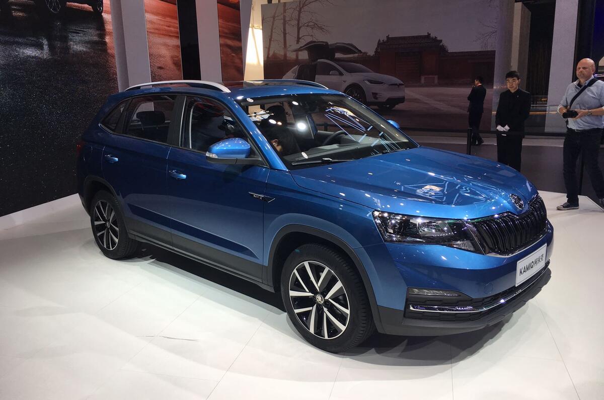 Skoda Kamiq makes public debut in China