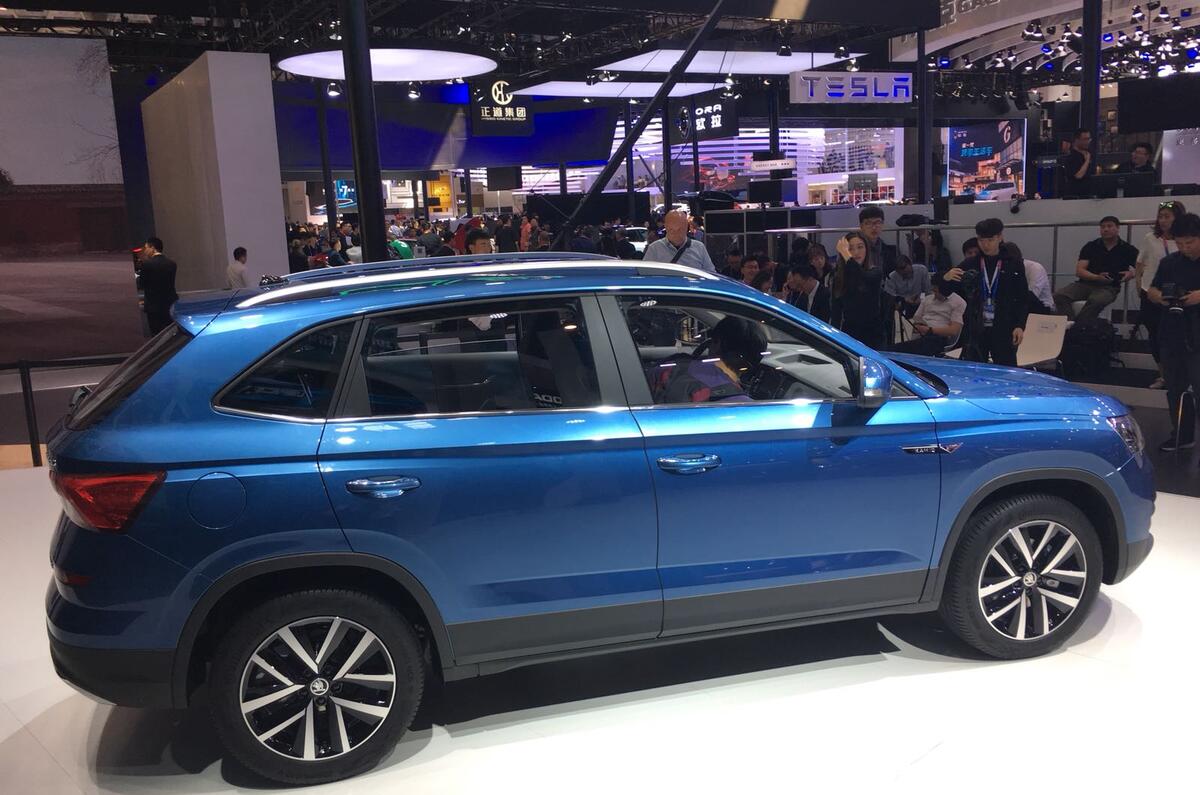 Skoda Kamiq makes public debut in China