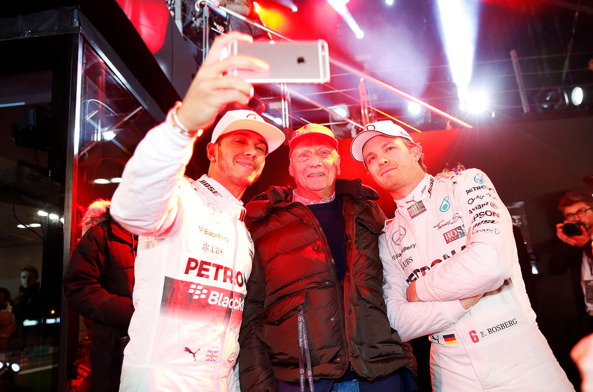 Why we miss Niki Lauda - selfie