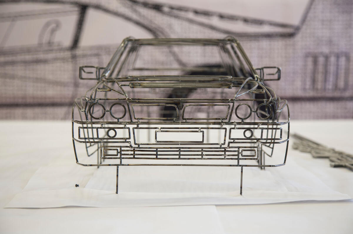 Benedict Radcliffe's wireframe sculptures - how they're made