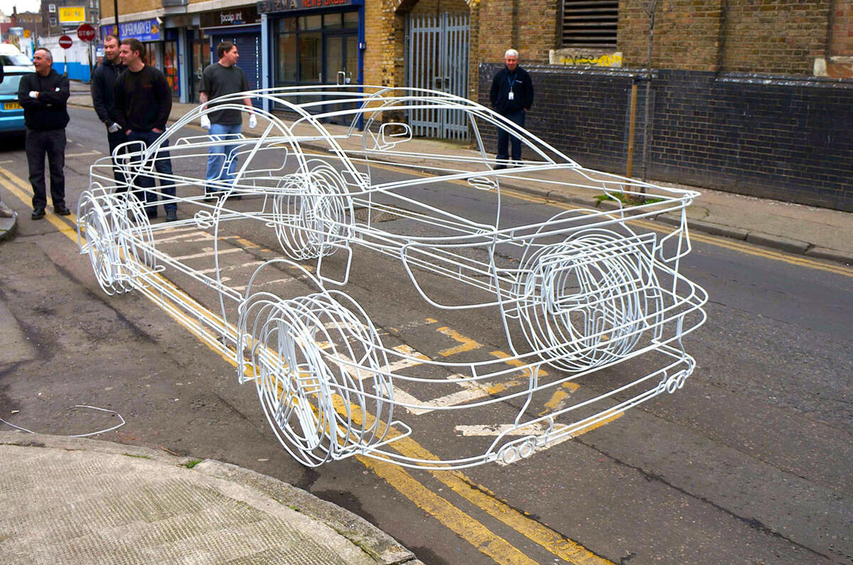 Benedict Radcliffe's wireframe sculptures - how they're made